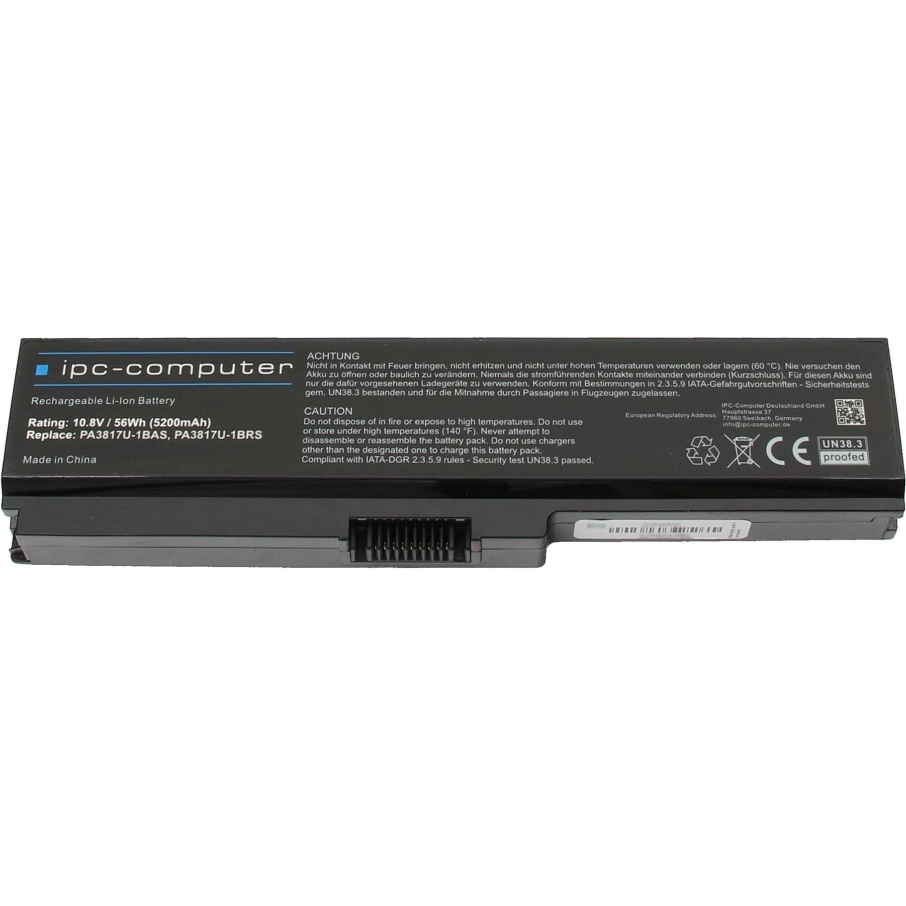 IPC H000024690 (6 Zellen, 5200 mAh), Notebook Akku