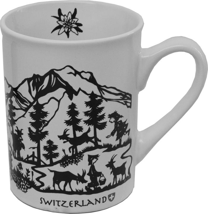 Heidi Cheese Line CUT Tasse weiss 350 Ml (350 ml)