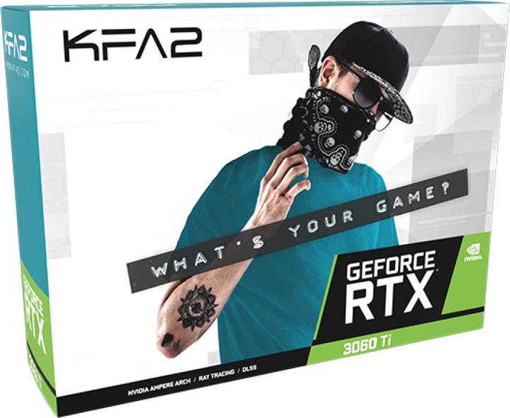 Actual product image KFA2 GeForce RTX 3060 Ti Plus SG OC V2 (8 GB)
