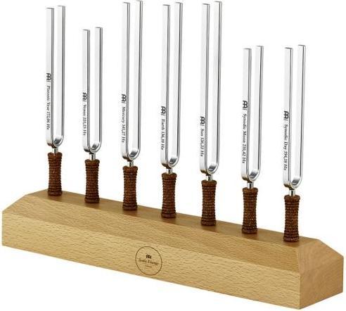 Actual product image Meinl Sonic Energy TF-SET-CHA-7 Stimmgabel Chakra-Set 7-teilig mit Mikrofasertuch