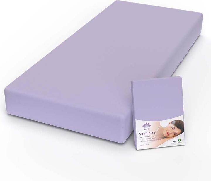 Actual product image Lotus Bettwaren Jersey fitted sheet Souplesse (180 x 200 cm)
