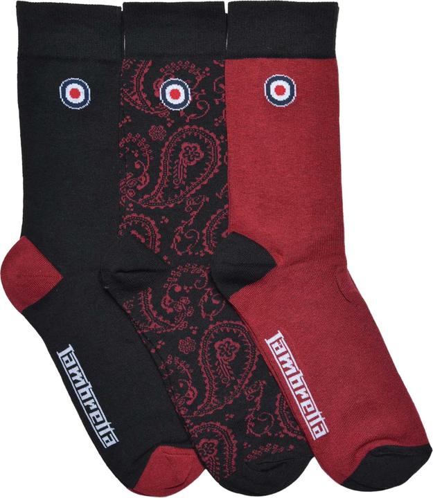Produktbild Lambretta Socken (3erPack) (3er Pack, 39.5 - 45.5)