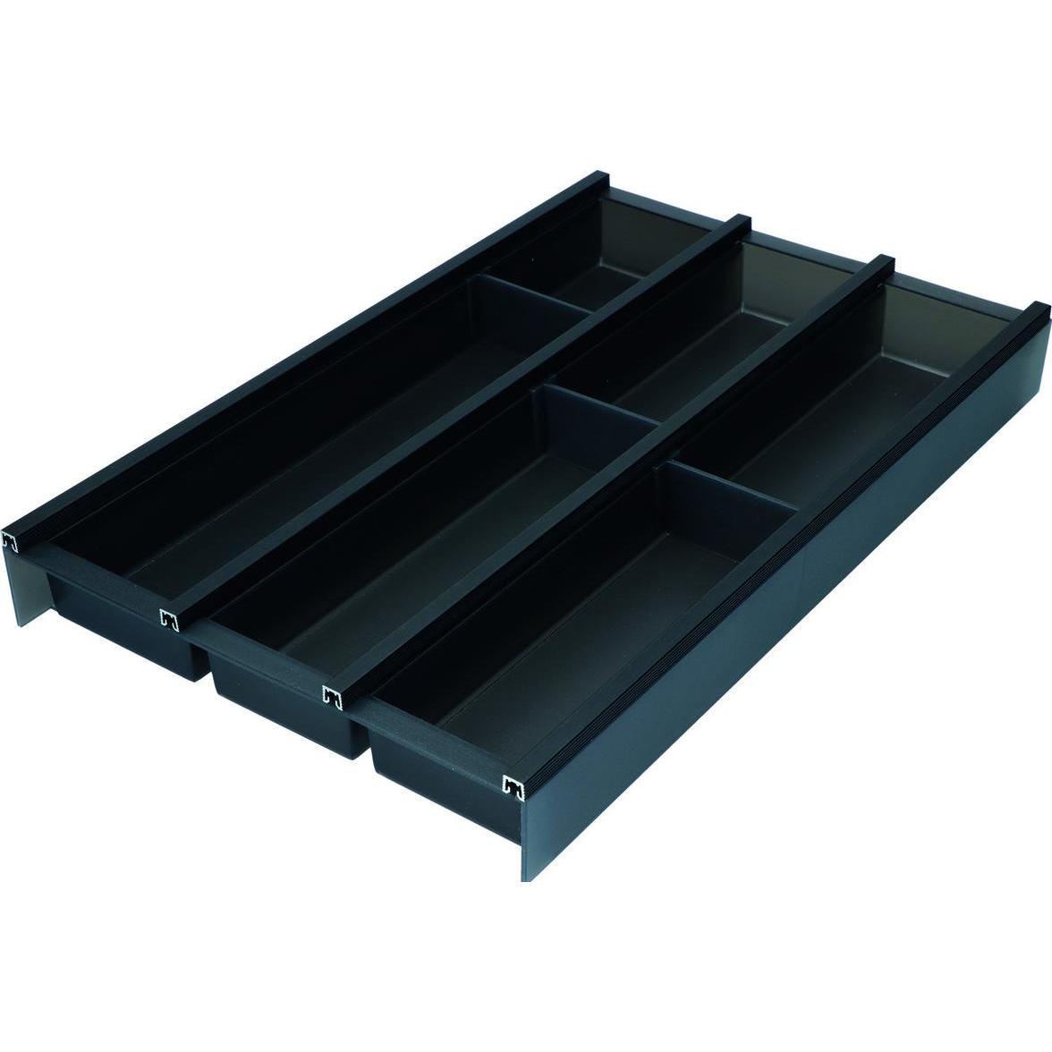 Ninka Besteckeinsatz Cuisio Universal, Besteckkasten, Schwarz