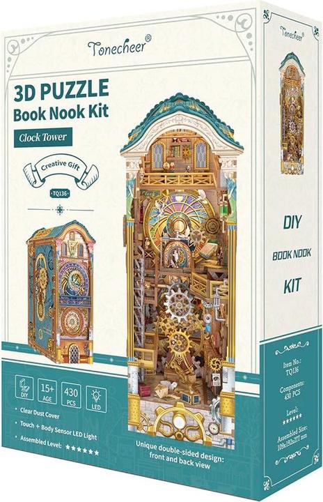 Tonecheer Clock Tower - Book Nook