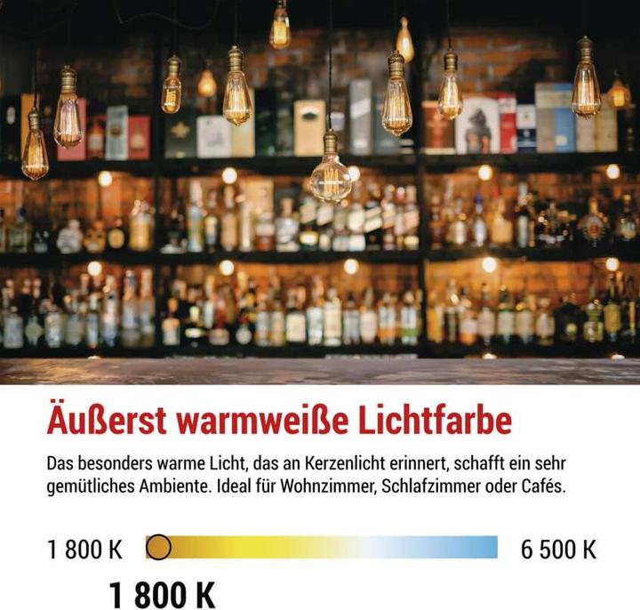 Produktbild Emos LED Lampe DECO S123 / E27 / 3,5 W (14 W) / 130 lm / flame (E27, 130 lm, 1x)