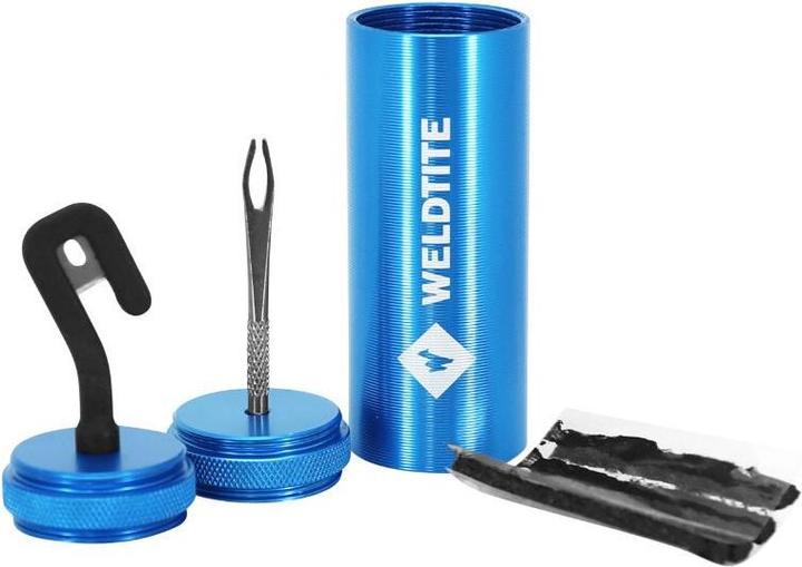 Actual product image Weldtite Unisex - Adult x Mending Kit, Black/White/Blue, One Size