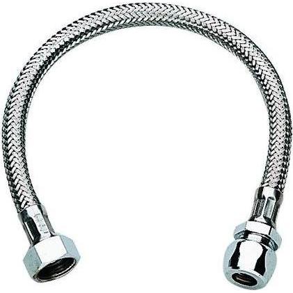 Grohe, Rubinetteria per bagno, Tubo flessibile a pressione 300 mm, cromo