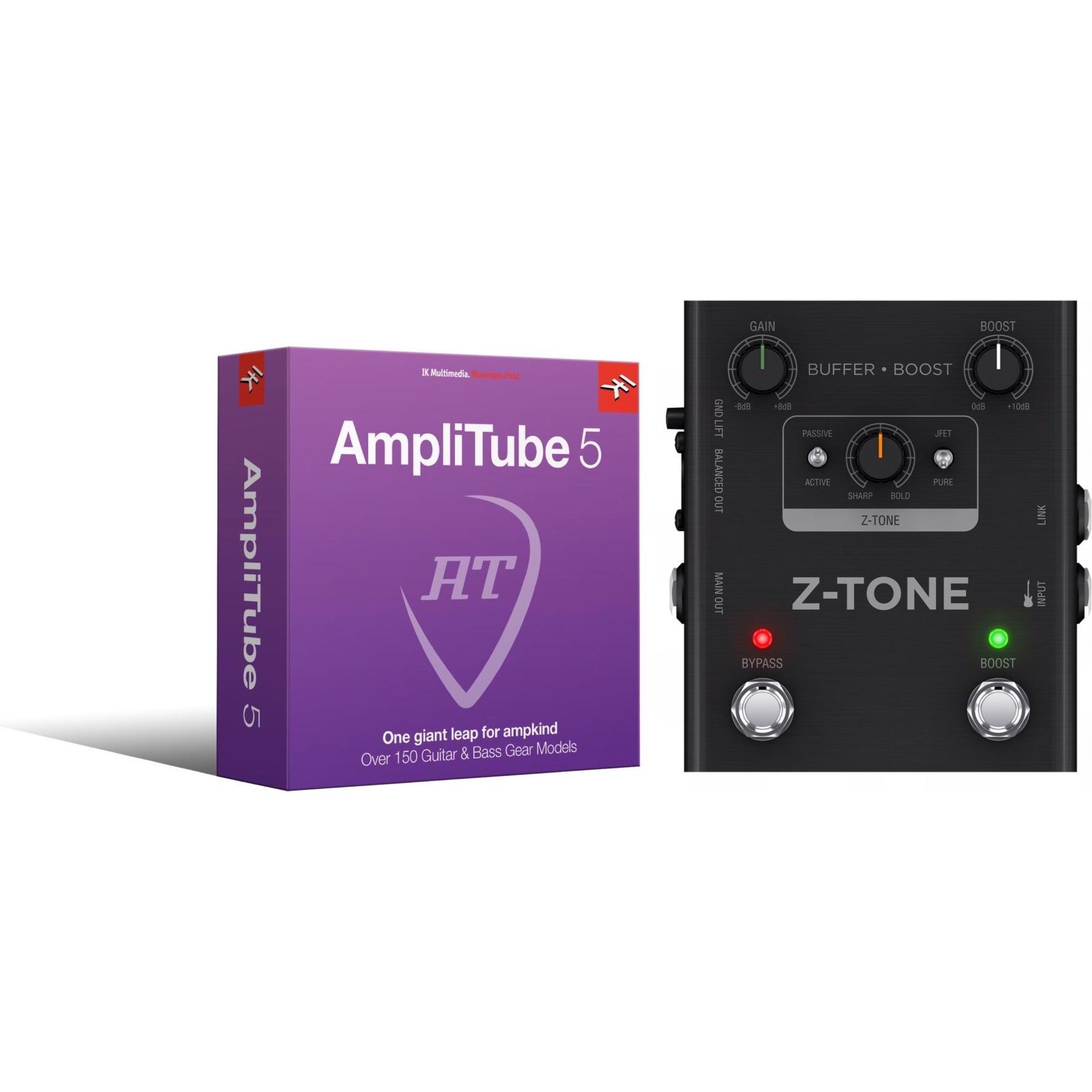 Thumbnail - IK Multimedia Z-TONE Buffer Boost + AmpliTube 5 Bundle (Bass, Gitarre), Effektpedal