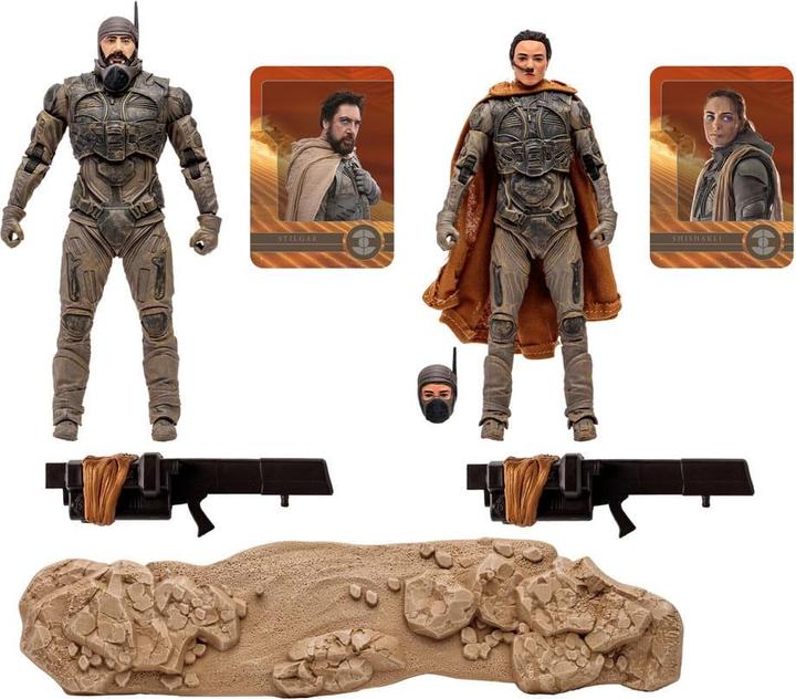 Actual product image McFarlane Dune: Part 2 Action Figures 2-Pack Stilgar & Shishakli (Gold Label) 18 cm