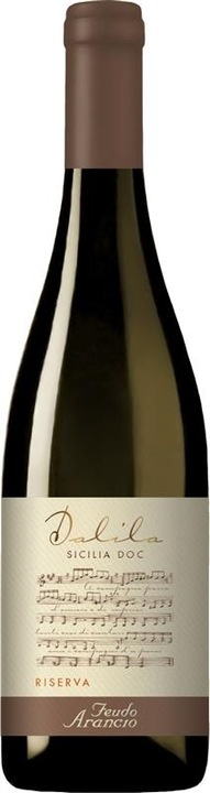 Produktbild Feudo Arancio Dalila Bianco Sicilia Riserva DOC Grillo/int. Rebsorten Sizilianischer Hochzeitswein (1 x 75 cl, 2016)