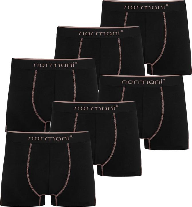 Immagine prodotto Normani 6 Herren Baumwoll-Boxershorts (S, confezione da 6)