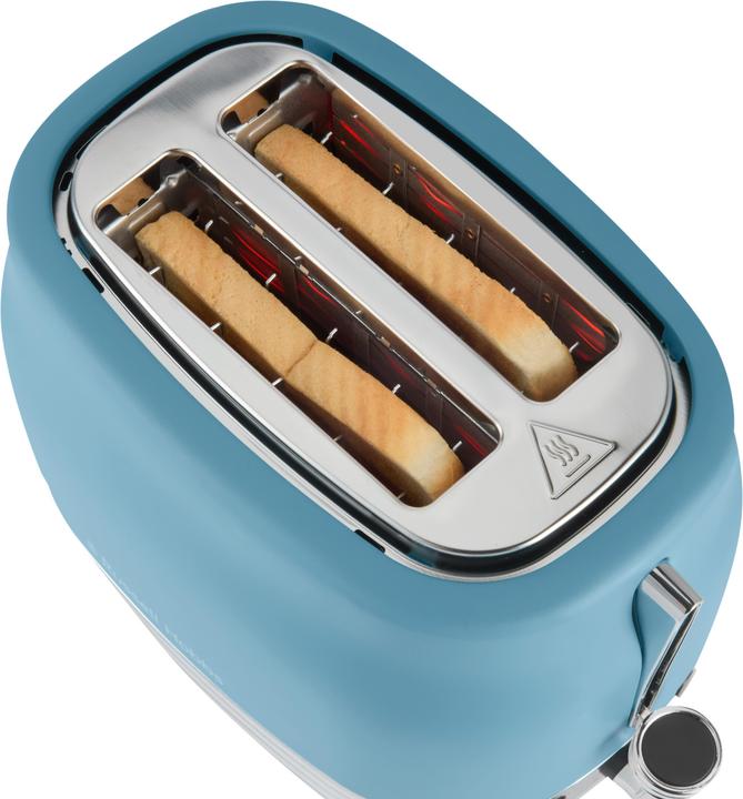Actual product image Russell Hobbs Hanley Toaster, Retro Blue (28651-56)