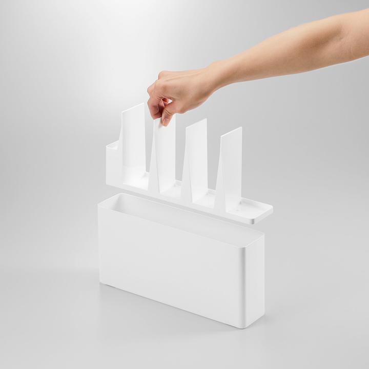 Actual product image Yamazaki Kitchen utensil and chopping board holder TOWER