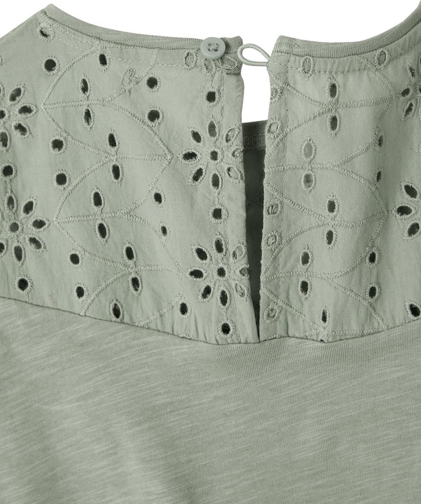 Actual product image Vertbaudet Mädchen Kleid mit Lochstickerei (98)