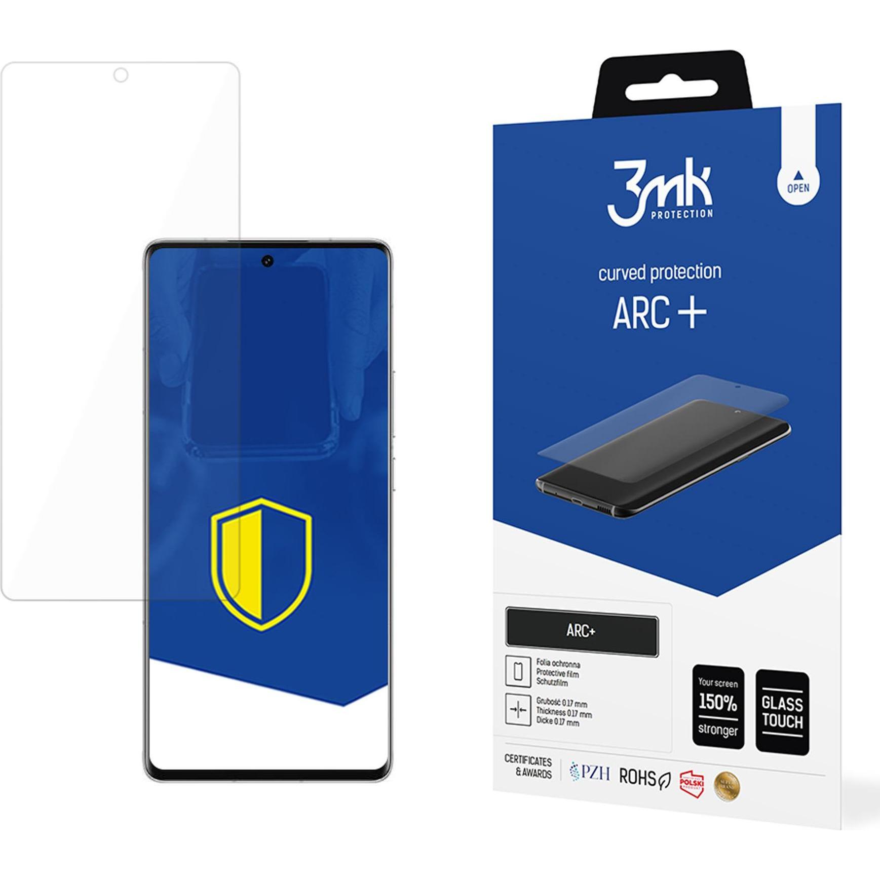 3MK Folia ARC+ Vivo X100 Ultra a schermo intero Folia (1 pz., Vivo X100), Pellicola protettiva smartphone