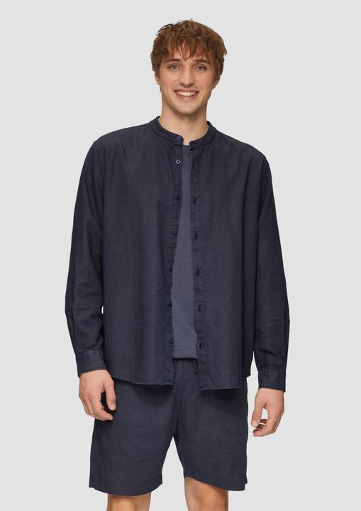 Immagine prodotto s.Oliver Hemd Hemd aus Leinenmix mit Garment Dye (L)