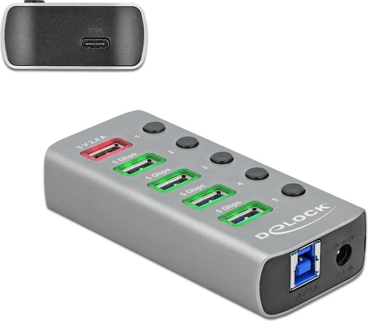 Immagine prodotto Delock Hub USB 3.2 (USB-B, 6 porte)