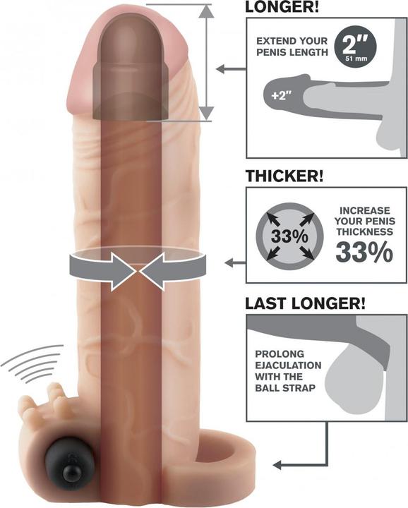 Produktbild Pipedream FX Real Feel 2" Extension Ligh