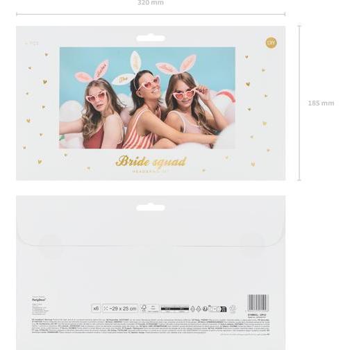 Thumbnail - Partydeco Diadème - Bride Squad (6pcs)