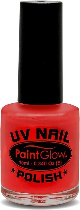 PaintGlow Paint Glow - UV Nail Polish - Neon Red - Red