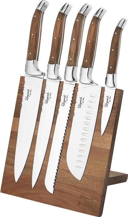 Haws Laguiole Messerset mit Magnetblock 5teilig