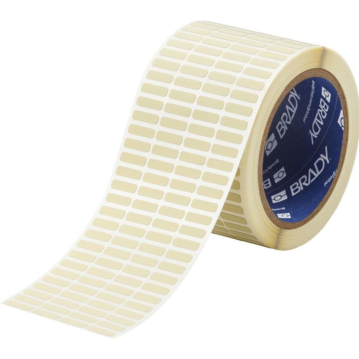 Thumbnail - Brady, Etiketten, THT-14-724-10, Polyimid, Beige, matt, 16.51 x 5.08 mm, permanent, 4-bahnig (10000 E.)