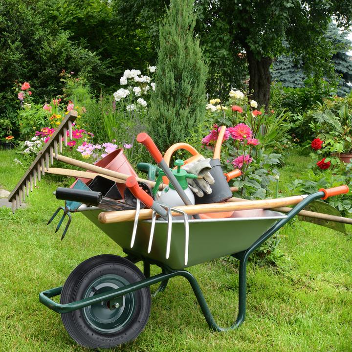 Actual product image Relaxdays Wheelbarrow Wheel 4.80 4., Solid Rubber