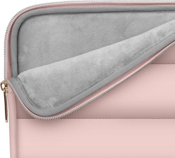 Produktbild Tech-Protect Puffy Laptop Sleeve 13-14" with accessory pouch - Pink (14")