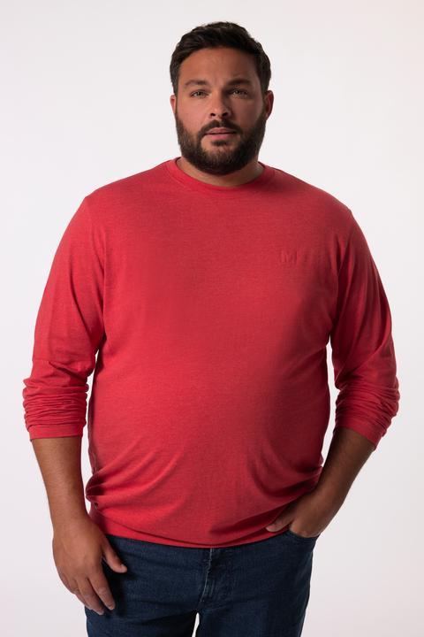 Produktbild Men+ Langarmshirt, Bauchfit, Spezialschnitt, Basic, Rundhals, bis 10 XL (9XL)