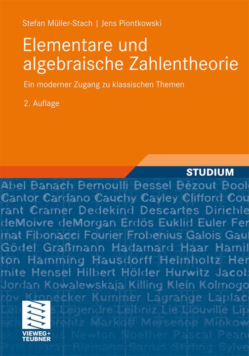 Produktbild Elementare und algebraische Zahlentheorie (Deutsch, Jens Piontkowski, Stefan Müller-Stach, 2011)