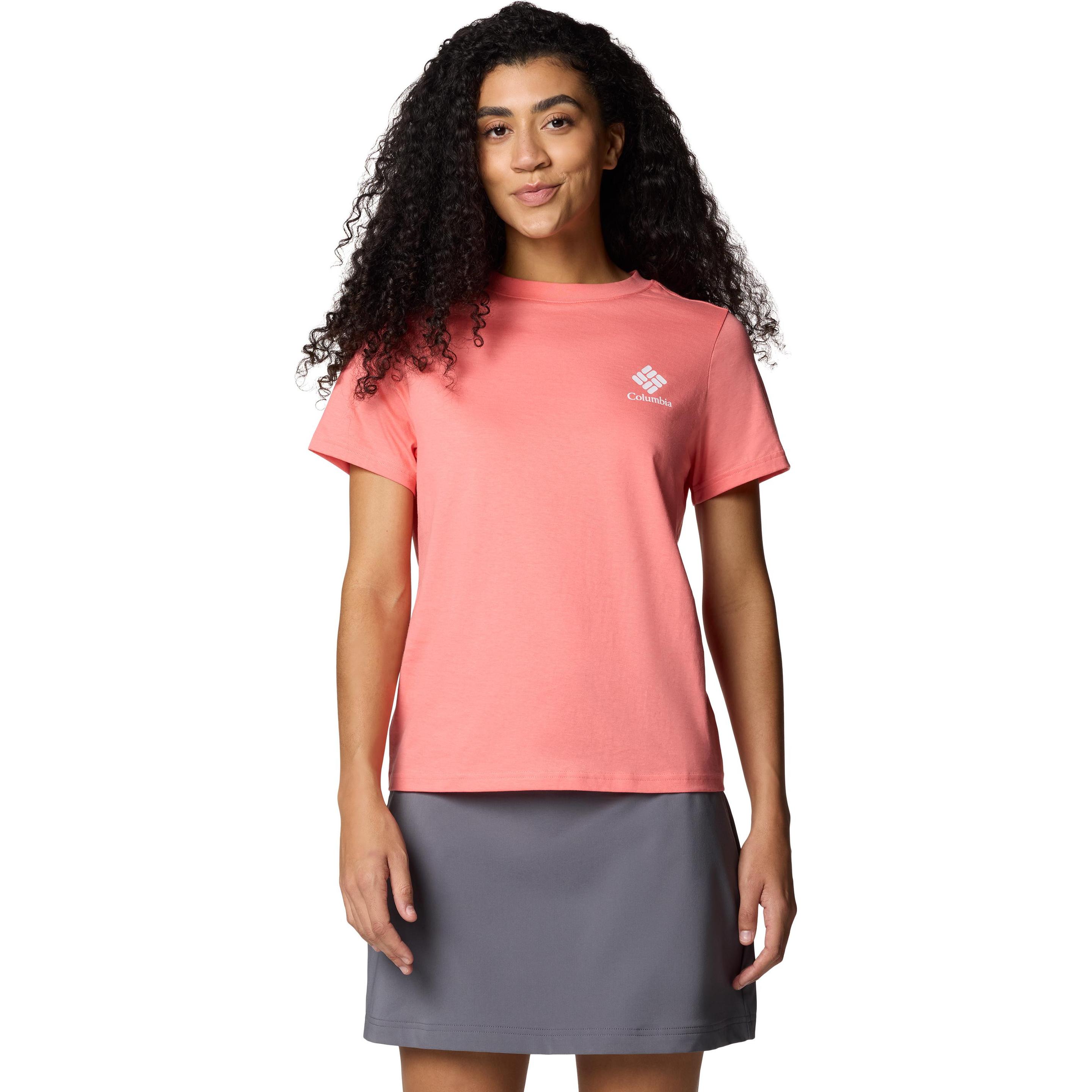 Columbia, Damen, Shirt, Rolling Bend™ Graphic SS, Rot, (L)