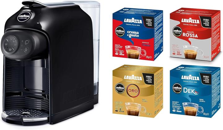 Image du produit Lavazza Machine à café compacte et silencieuse avec capsules incluses, préparation espresso personnalisable