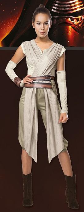 Actual product image Rubies Star Wars - Episode VII: Force Awakens - Rey Deluxe (34, 36)