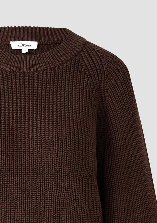 Produktbild s.Oliver Strickpullover Strickpullover mit Raglanärmeln im Relaxed Fit (40)