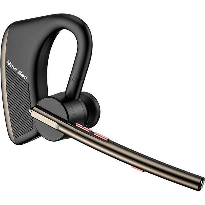 Thumbnail - NewBee Wireless headphone with microphone New Bee M50 (black and gold) (ANC, 24 h, Kabellos), Kopfhörer, Schwarz, Gold