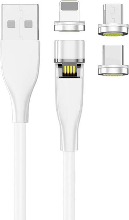 Productafbeelding 2GO 797317 USB-kabel USB B USB C/Micro USB B/Lightning (1 m)