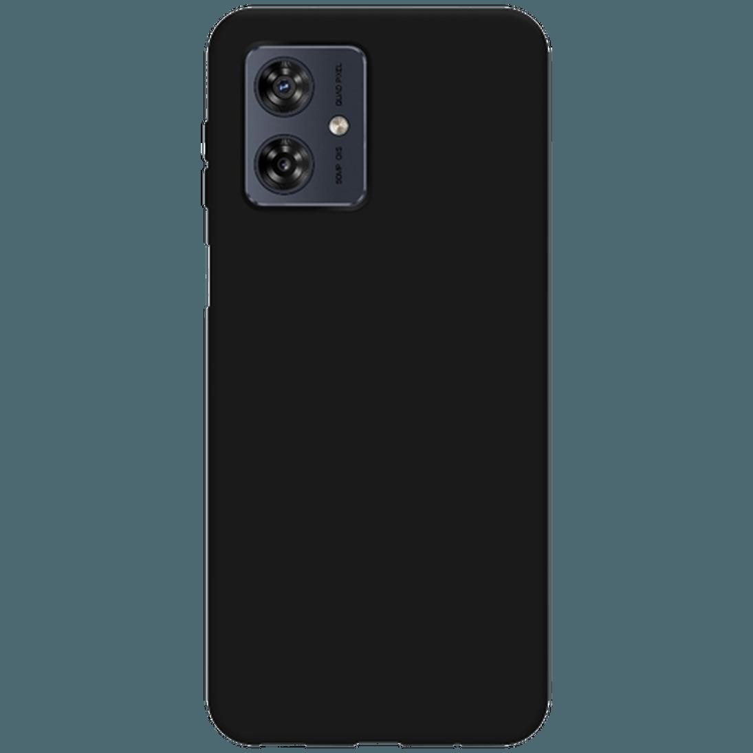 Just in Case TPU Back Cover Schwarz Motorola Moto G54/G54 Power (Motorola Moto G54), Cover smartphone, Nero