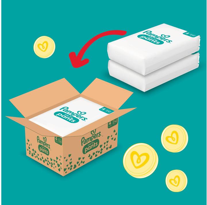 Actual product image Pampers Baby-Dry Pants (Size 4, Monthly box, 180 pcs.)