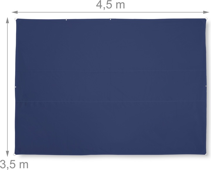 Image du produit Relaxdays Voile d'ombrage (350 x 450 x 0.1 cm)