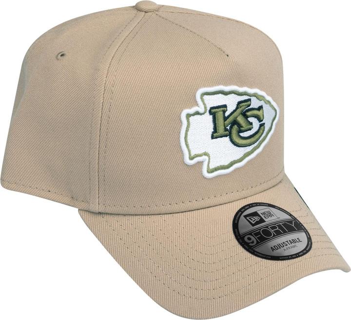 Actual product image New Era 9Forty A-Frame Cap - Kansas City Chiefs Camel Beige (One size)