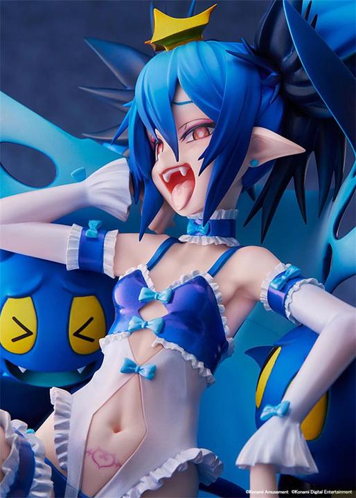 Image du produit Amakuni Bombergirl statuette PVC 1/7 Aqua Lewysia Aquablue Vampire Negligee Ver. 25 cm