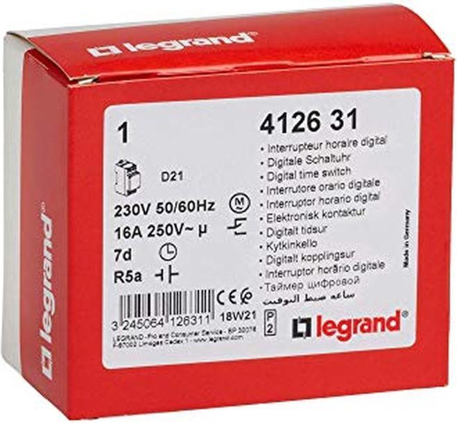 Image du produit Legrand Digital Time Switch 230v 1 Sortie