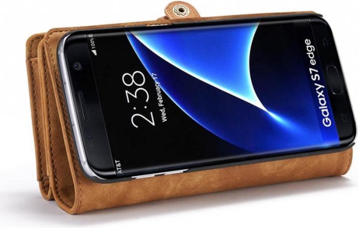 Produktbild Caseme Samsung Galaxy S7 Edge Echtleder Portemonnaie Karten Hülle (Samsung Galaxy S7 Edge)