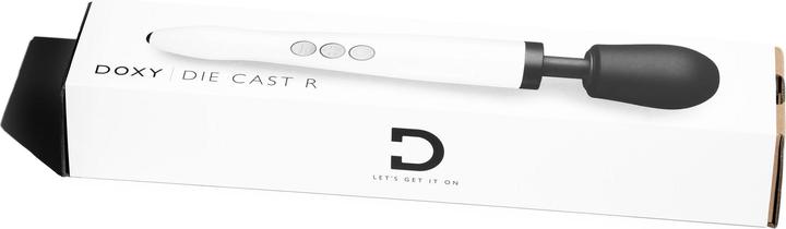 Produktbild Doxy Die Cast R Wiederaufladbarer Wandmassager Stardust Weiss