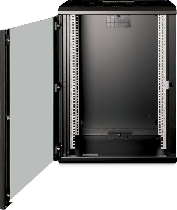Produktbild Digitus 48,3cm 19Zoll Wandgehäuse 16HE SoHoline RAL9002 schwarz ohne Fachboden (10.86 HE, 19 Zoll Rack)