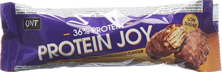 QNT 36% Protein Joy Bar Low Sugar Caramel&Cook (60 g, 1 Stk.)