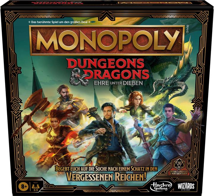 Actual product image Monopoly Dungeons And Dragons Movie (German)