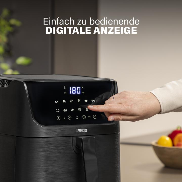 Immagine prodotto Princess Friggitrice digitale ad aria calda da 6,5 l con parete divisoria