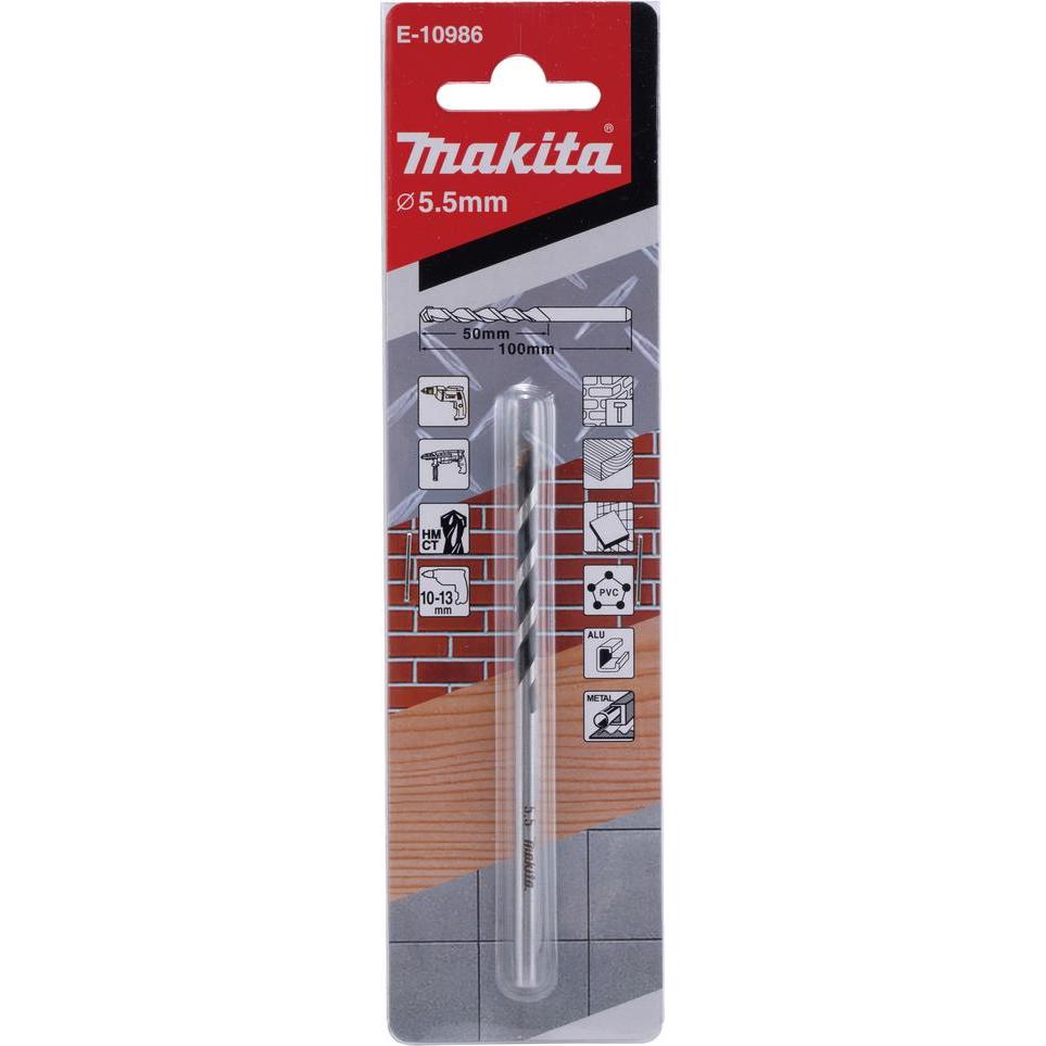 Thumbnail - Makita, Bohrereinsatz, TCT Multibohrer 5,5x100mm (5.5 mm)