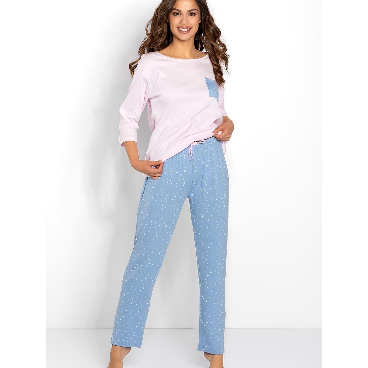 Thumbnail - Momenti Per Me, Damen, Pyjama, Pyjama, Blau, (M)